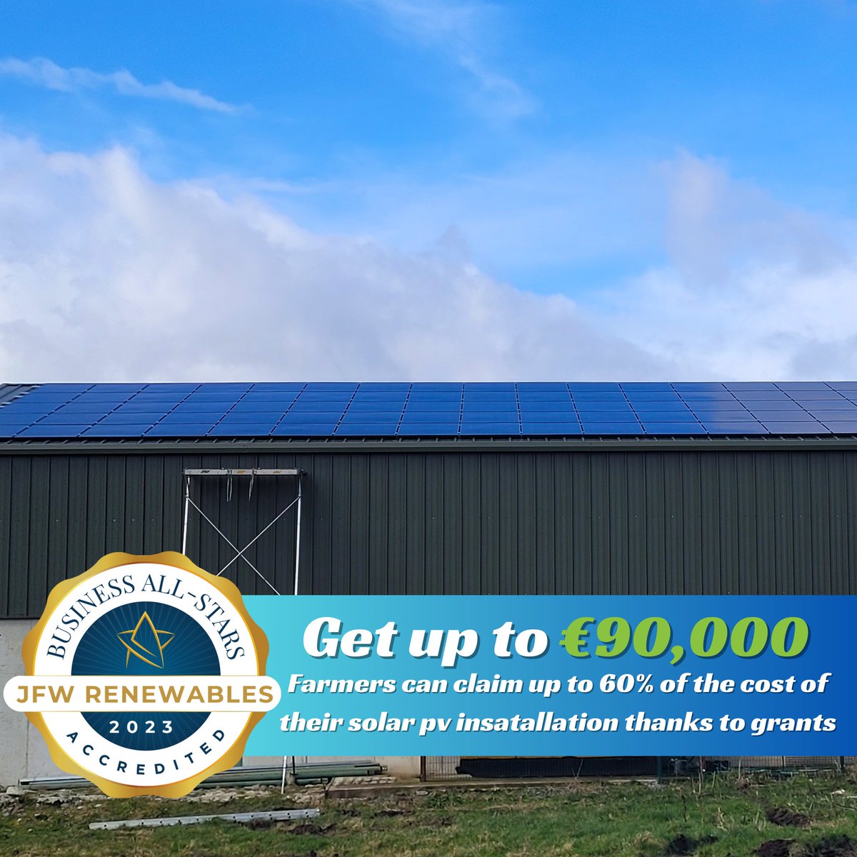 JFW Renewables (@jfw_renewables) on Twitter photo Planting the seeds of change with solar energyππ
Get In Touch Today!
π 0818 470 928
π§ info@jfwrenewables.ie
π eu1.hubs.ly/H098xfc0
#solarinstallation #jfwrenewables #Offaly #cavan #kilkenny #dublin #cork #galway #commercialsolar #giveaway #agri #farm #agriculture Planting the seeds of change with solar energyππ
Get In Touch Today!
π 0818 470 928
π§ info@jfwrenewables.ie
π eu1.hubs.ly/H098xfc0
#solarinstallation #jfwrenewables #Offaly #cavan #kilkenny #dublin #cork #galway #commercialsolar #giveaway #agri #farm #agriculture