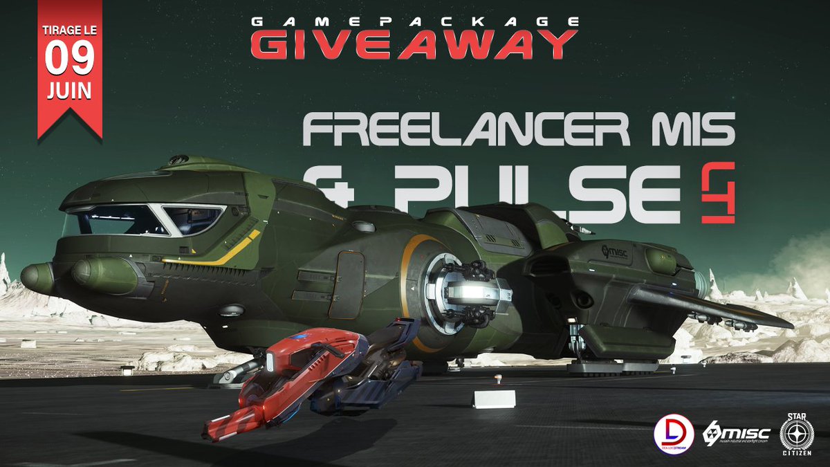 Dealoc (@dealoc) on Twitter photo LA 3.23 EST LIVE ? NOUVEAU #GIVEAWAY en partenariat avec <a href="/RobertsSpaceInd/">Star Citizen</a> !
🎁 Gagne ton GAMEPACKAGE MISC FREELANCER + MIRAI PULSE avec le jeu Star CITIZEN
📆TAS le DIMANCHE 09 JUIN 2024 à 19h
Pour participer c'est ici ➡️gleam.io/SBibt/giveaway…
Let's gooo 🍀🤞 LA 3.23 EST LIVE ? NOUVEAU #GIVEAWAY en partenariat avec <a href="/RobertsSpaceInd/">Star Citizen</a> !
🎁 Gagne ton GAMEPACKAGE MISC FREELANCER + MIRAI PULSE avec le jeu Star CITIZEN
📆TAS le DIMANCHE 09 JUIN 2024 à 19h
Pour participer c'est ici ➡️gleam.io/SBibt/giveaway…
Let's gooo 🍀🤞
