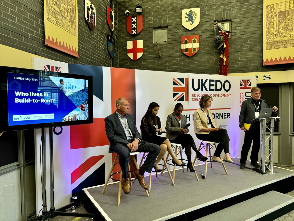 Kicking off my #UKREiiF with the launch event for ‘Who Lives in #BuildToRent?’ - always a reminder of what a great job the BTR / SFH sector is doing in providing much-needed quality rental homes for people all across the demographic and geographic spectrum.
