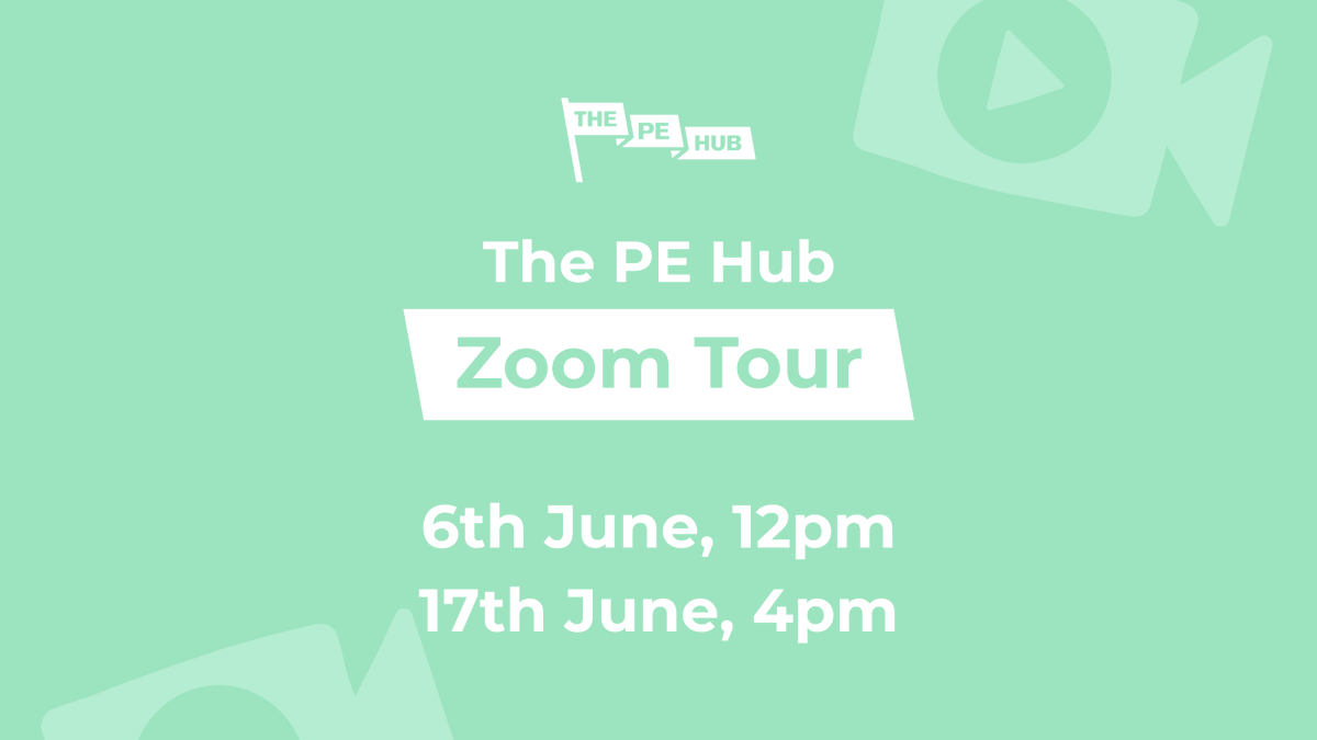 🌟 Come and explore with us! 🌟

Join our June Zoom tours to see The PE Hub in action and get all your questions answered. Don't miss out!

📅 Sign up now: calendly.com/the-pe-hub/int…