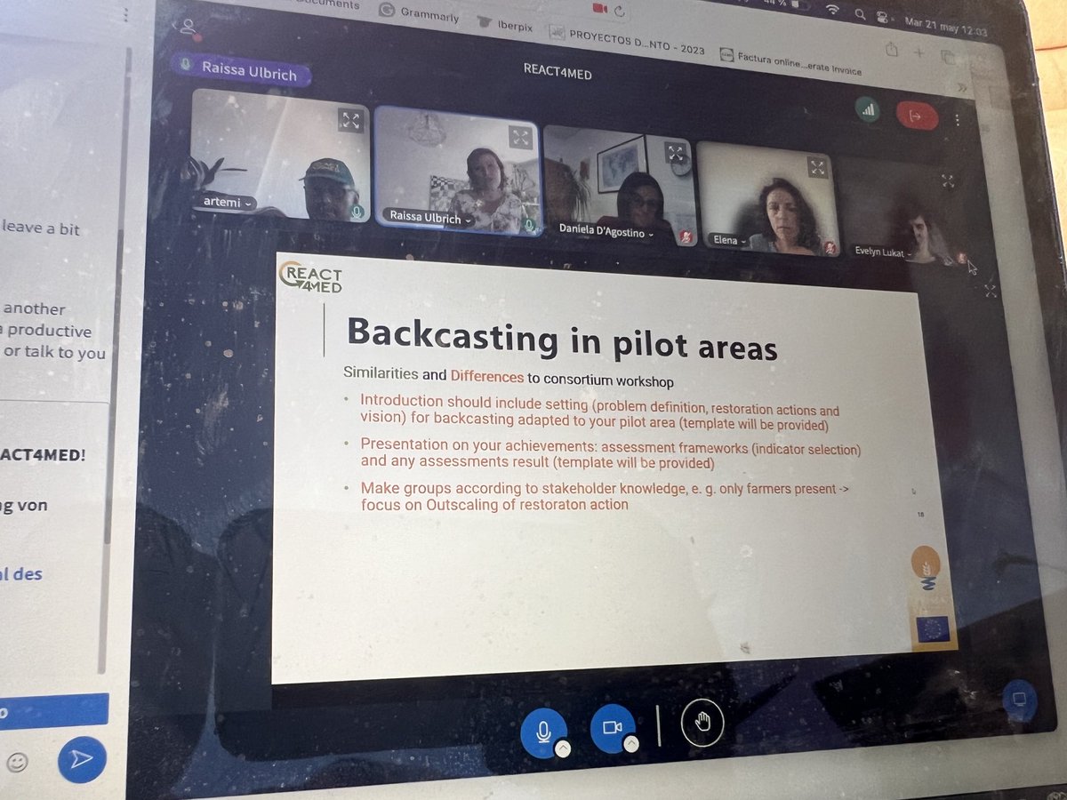 ArtemioCerda's tweet image. @PrimaProgram @REACT4MED project is planning new meeting with stakehokders. We need to listen and understand the ideas and perceptions of farmers, politicians, technicians, citizens…@yannishimself