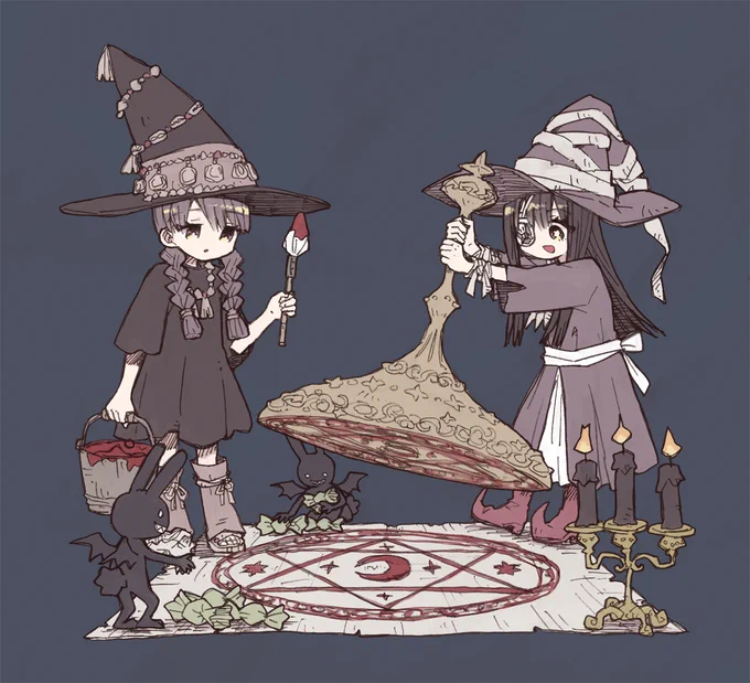 一枚目、うっかりラフの色塗りバージョンのほうを掲載しちゃっておりました。こちらがほんとの完成版です!! 