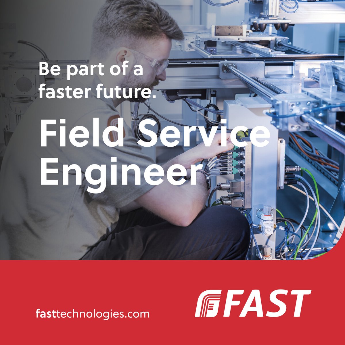 🔊 We are hiring! FAST are recruiting for a Field Service Engineer.

📱 To view the full job description, and apply online, please visit our website > bit.ly/3WKGZ8T

#TeamFAST #JobVacancy #FieldServiceEngineer #Engineer