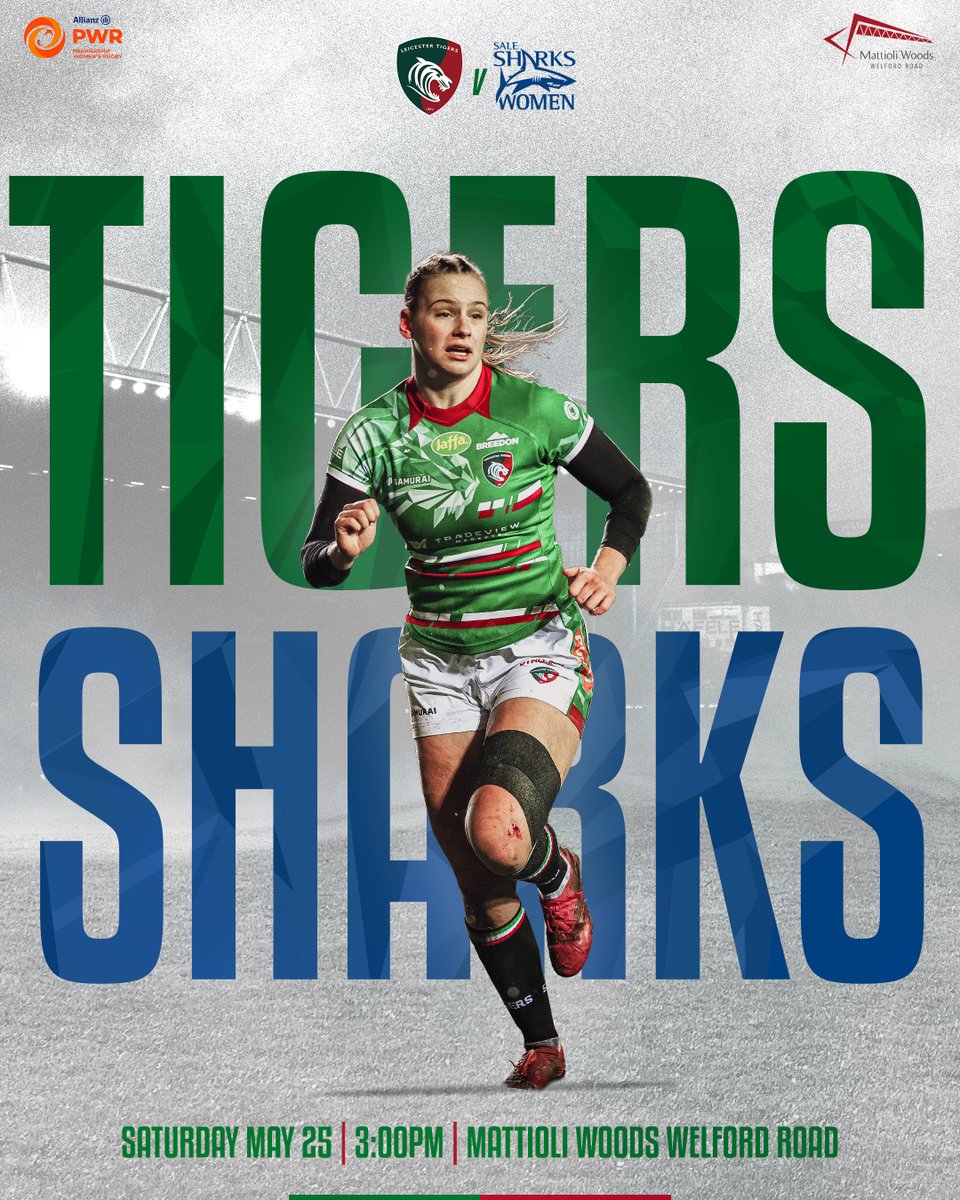 𝐓𝐡𝐞 𝐇𝐨𝐦𝐞 𝐅𝐢𝐧𝐚𝐥𝐞 🏠

Be there at Mattioli Woods Welford Road for the last home game of 2023/24!

Secure your seat 👇
Tickets.LeicesterTigers.com