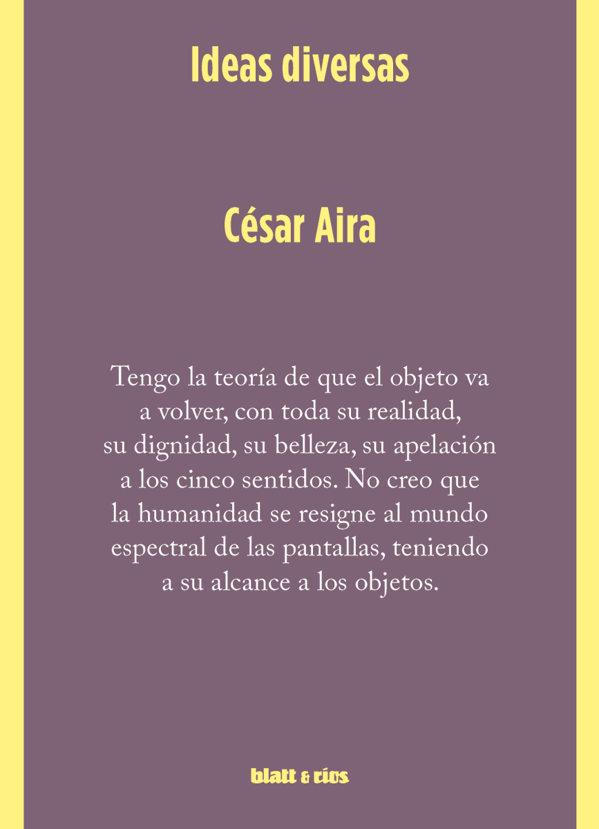 rodrigomanigot's tweet photo. El jueves a las 19 en #Librocks por @kamikazeokradio. Escribe una canción en vivo el gran @JuanRosasco. 
Ideas diversas, del genial César Aira. Un libro que linkea con su obra. Aira carga contra la verdad, el honestismo y la autobiografía en un libro curiosamente autobiográfico. https://t.co/HLWkX5qBsv