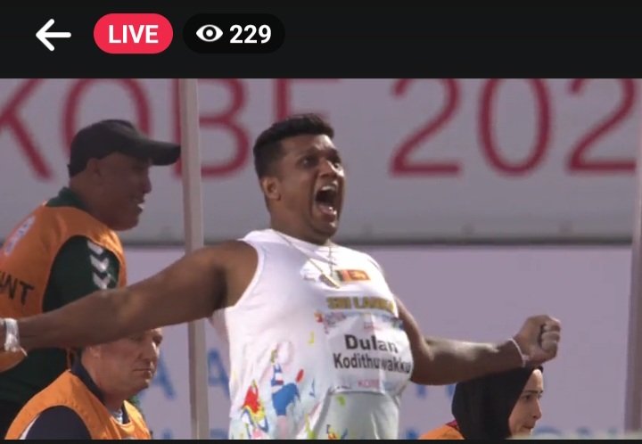 AkhilaSene97's tweet photo. BREAKING - WORLD RECORD‼️

Samitha Dulan Kodituwattku wins the Silver medal in the Men's F64 Javelin at the World Para Athletics Championship and also break the World Record in the F44 category with his best throw of 66.49m! https://t.co/PXOorntt3i