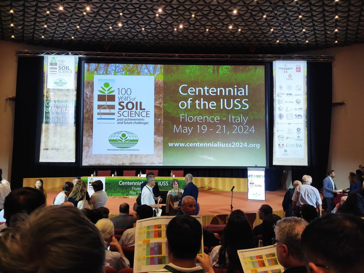 alimorco's tweet photo. We are at @IUSS_ORG centennial conference to show #Climcover results using #covercrops in #soil #iuss #SoilHealth #soilquality @UPCToficial  @WUR @FAO Let's connect if you are there! https://t.co/EzSpazgQOx