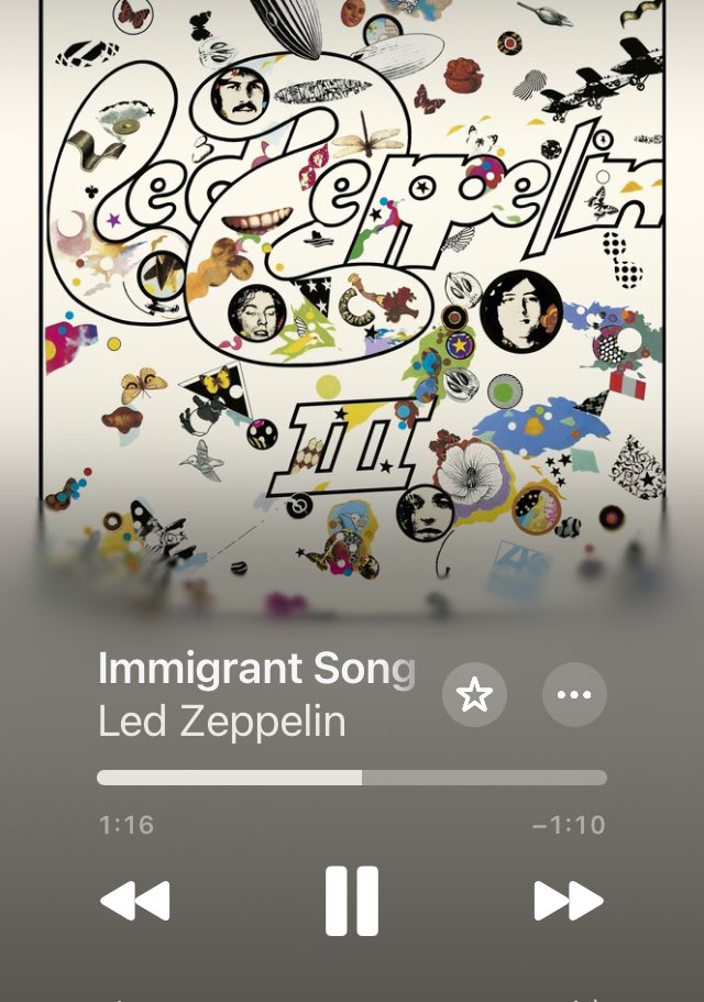 kumaichan901t's tweet photo. お疲れ様でした。
TuesdayのWorkこれにてClose
さ、さ、家に帰ろー🏠
#LedZeppelin
#ImmigrantSong
#TrampledUnderFoot
#DyerMaker
#InMyTimeofDying
#NowPlaying https://t.co/y6Rz5MFmBG