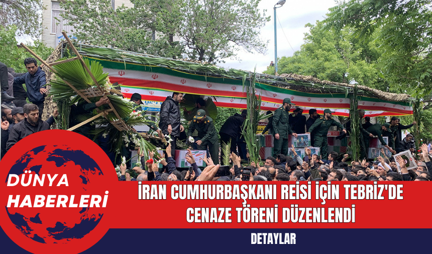 ⚡  İran Cumhurbaşkanı Reisi İçin Tebriz'de Cenaze Töreni Düzenlendi: İran Cumhurbaşkanı İbrahim Reisi'nin helikopter kazasında yaşamını yitirmesinin ardından Tebriz'de düzenlenen cenaze töreni binlerce kişinin katılımıyla gerçekleşti.… dlvr.it/T7B1pW #DÜNYAGÜNDEM