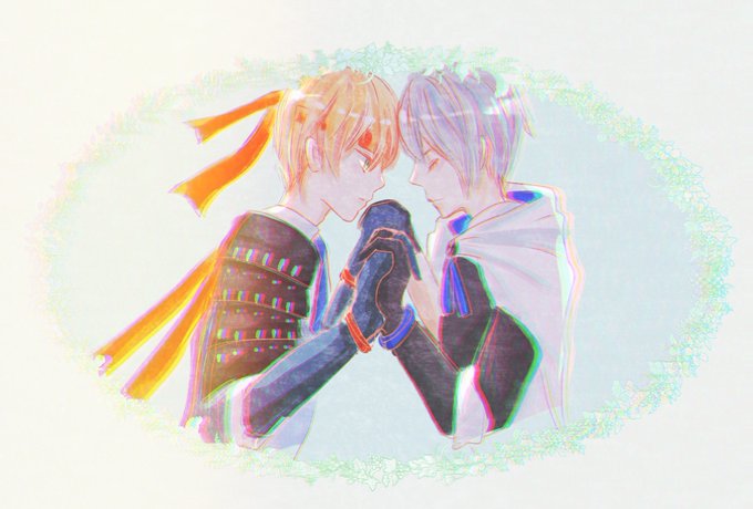 「2boys black gloves」 illustration images(Latest)｜3pages