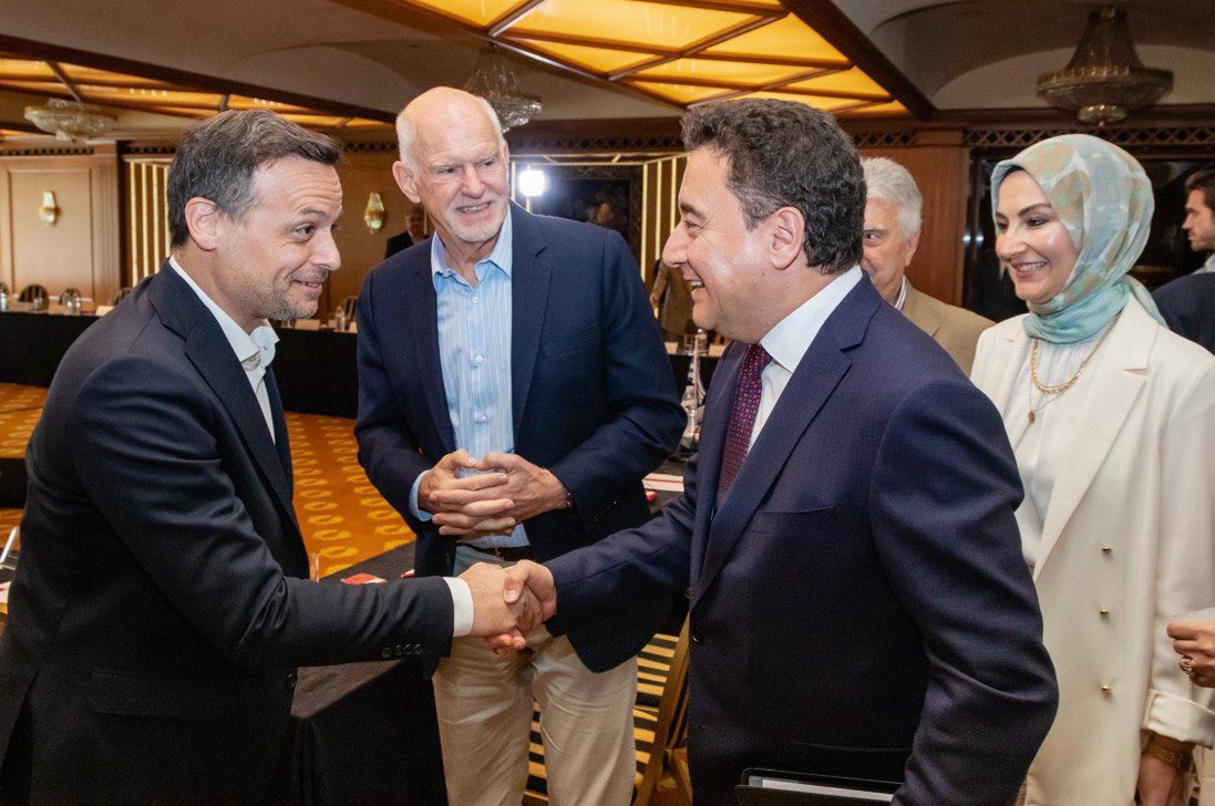 alibabacan's tweet image. DIKTIO düşünce kuruluşunun davetiyle konuşmacı olarak gittiğim Yunanistan&apos;da Gazze’de yaşanan insanlık dramına, İsrail’in işlediği savaş suçlarına değindim; İsrail hükûmetinin kutsal ve mukaddes mekanlara yönelik saygısızlığı ve saldırılarının kabul edilemeyeceğini açıklıkla dile…