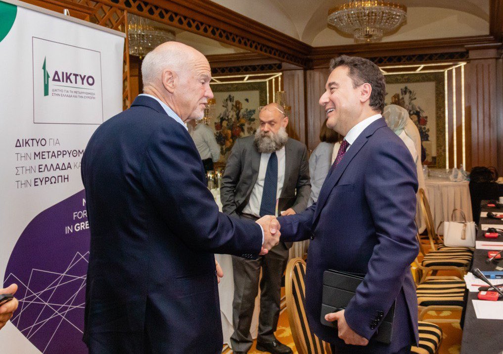 alibabacan's tweet image. DIKTIO düşünce kuruluşunun davetiyle konuşmacı olarak gittiğim Yunanistan&apos;da Gazze’de yaşanan insanlık dramına, İsrail’in işlediği savaş suçlarına değindim; İsrail hükûmetinin kutsal ve mukaddes mekanlara yönelik saygısızlığı ve saldırılarının kabul edilemeyeceğini açıklıkla dile…