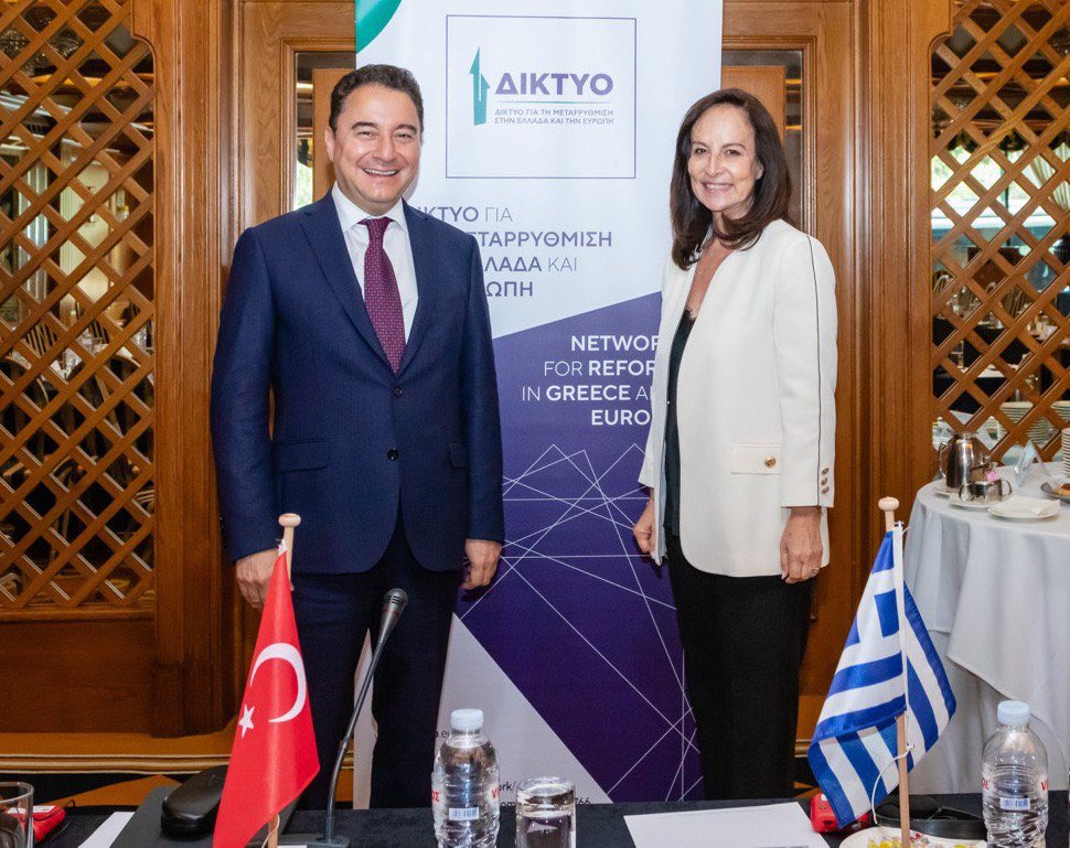 alibabacan's tweet image. DIKTIO düşünce kuruluşunun davetiyle konuşmacı olarak gittiğim Yunanistan&apos;da Gazze’de yaşanan insanlık dramına, İsrail’in işlediği savaş suçlarına değindim; İsrail hükûmetinin kutsal ve mukaddes mekanlara yönelik saygısızlığı ve saldırılarının kabul edilemeyeceğini açıklıkla dile…