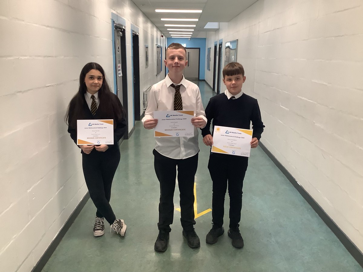 A massive congratulations to all of our fab S1 &amp; S2 UKMT Junior Maths Challenge winners! You are all superstars⭐️⭐️⭐️ <a href="/GHSfalkirk/">Graeme High School</a> <a href="/UKMathsTrust/">UK Maths Trust</a> <a href="/MathsInFalkirk/">Maths in Falkirk</a>