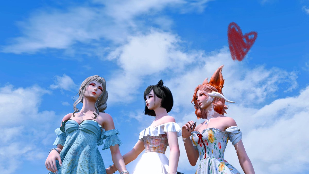 Here comes the sun!! ☀️
<a href="/SeraFalcone/">𝔰𝔢𝔯𝔞𝔣𝔦𝔫𝔞</a> <a href="/Sayris_V_XIV/">Sayris Vanilmirth</a> 

#GPOSERS #FFXIVScreenshots #EorzeaPhotos #ElementalDC