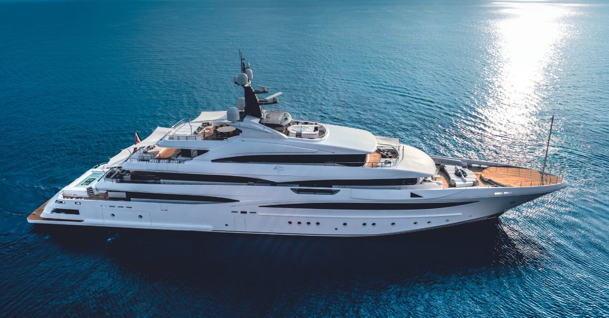 A true world-class superyacht: the CRN M/Y Andrea ex Lady Jorgia ex Cloud 9 vaunts an elegant aesthetic and a detail-rich design that only add to her aura on the sea. 
#MadeByYouWithOurOwnHands  

ow.ly/lYZq50ROqos