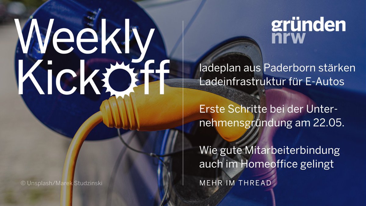 Schöne Pfingsten gehabt? Um euch den Wochenstart zu versüßen, haben wir diese Woche in unserem #Weekly u.a. einen Workshop für die ersten Schritte beim Gründen, Zielgruppen-Identifikation per Customer Development und ein Gründerinnen-Frühstück für euch. Ein Thread (1/7)