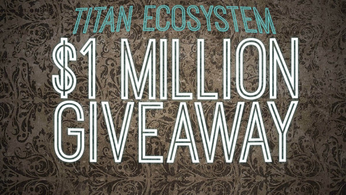 titanecosystem's tweet photo. 💵$1𝗠𝗶𝗹𝗹𝗶𝗼𝗻 𝗚𝗶𝘃𝗲𝗮𝘄𝗮𝘆💵

TitanEcosystem Giveaway $1Million To 10 Lucky Winners
Each Winner take $80,000 Plus $20,000 TINECO
More Information Of Competition find here:
https://t.co/a4LWBsvbpw

#GiveawayAlert #Ethereum #Presale #lottery #AirdropCrypto https://t.co/raxWU3E3Wn