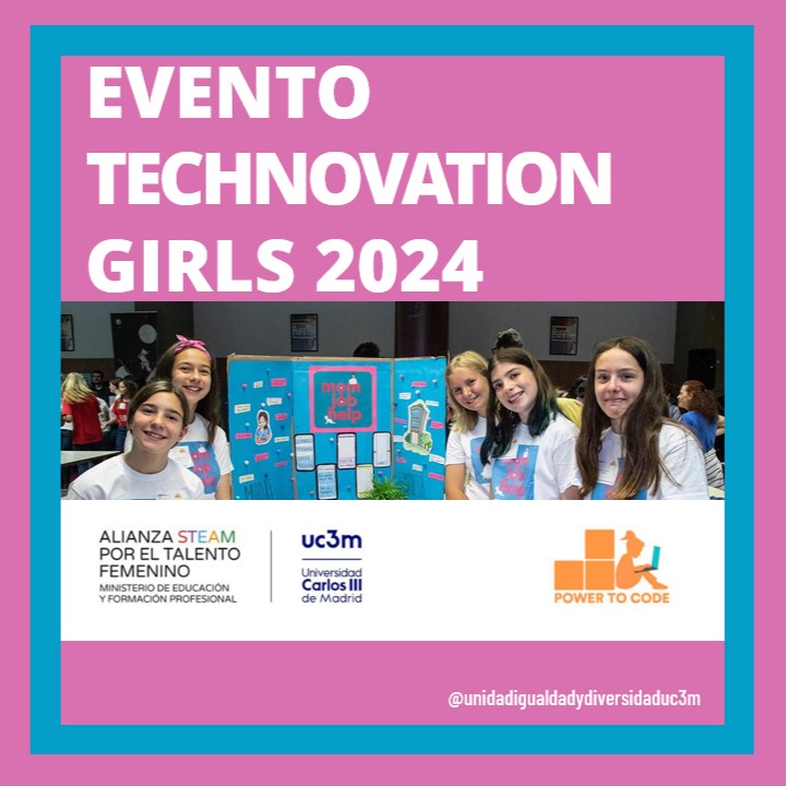div_igualuc3m's tweet image. 📷 EVENTO TECHNOVATION GIRLS 2024 📷📷
@uc3m en colaboración con @empowertocode, organiza la competición regional Technovation Girls
⏰sábado 25/04 campus Leganés
info: lc.cx/KL5lwg
#TechnovationGirls2024 #UC3M #PowerToCode
#STEMforGirlsUC3M @technovationmad