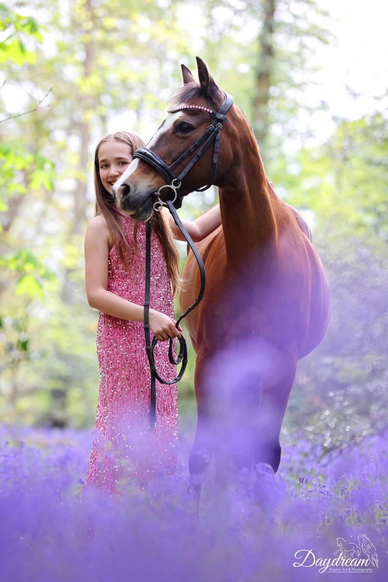 What could be more perfect - a girl and the pony of her dreams - a ballgown - and a carpet of bluebells!

It really did feel as though we were in an enchanted little forest somewhere, right off the pages of a fairytale on Elsie's bluebell shoot with Tilly!