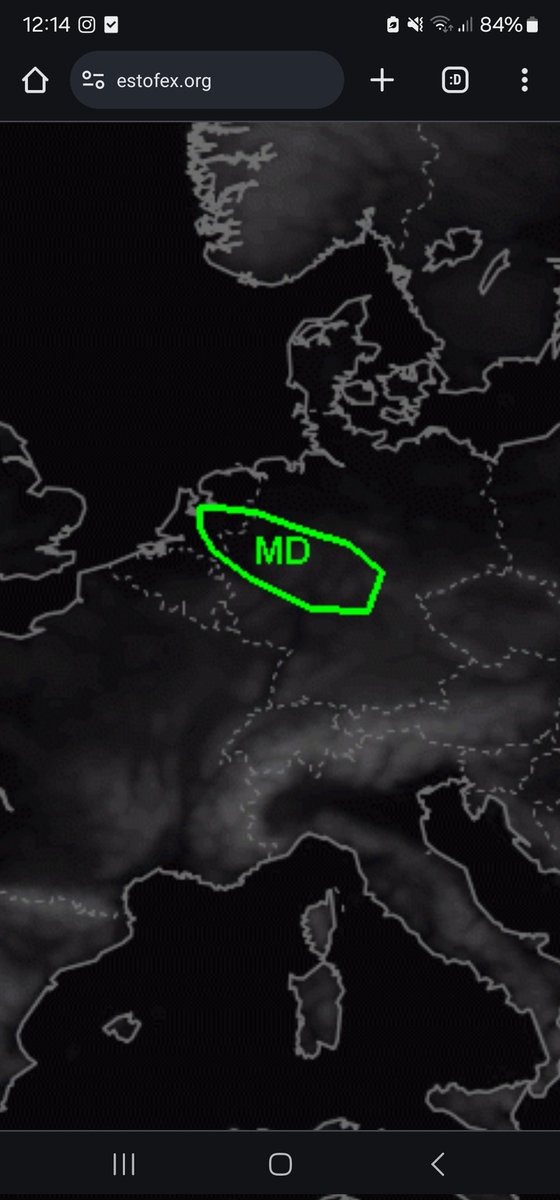Deel Duitsland en Nederland ligt vanmiddag gunstig voor het potentieel ontwikkelen van #tornado's 
Verder lijkt de #onweer nog steeds heel pittig te zijn en de neerslaghoeveelheden mogelijk heel flink.
#weer #regen #codegeel