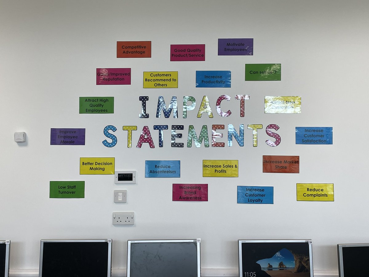 New wall display day🤩

Impact statements to support pupils with explain questions📚✏️ <a href="/BoclairBusiness/">BoclairBusiness</a>