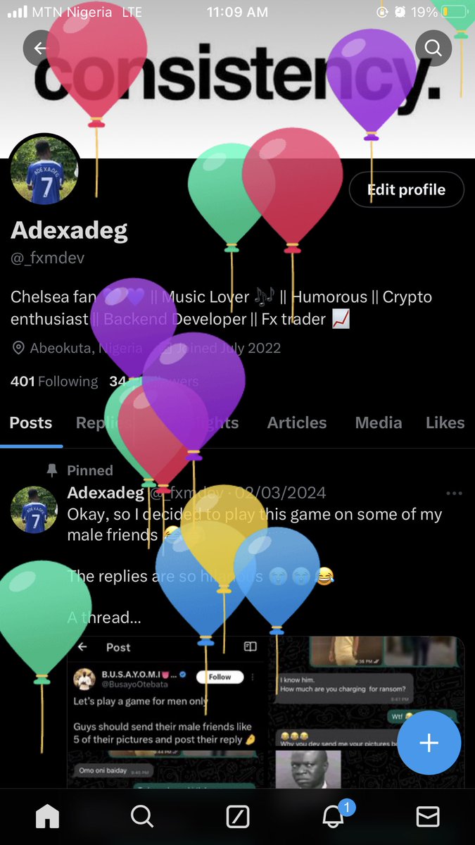 _fxmdev's tweet photo. Happy Birthday to me 🥳😌. Say a prayer for me ❤️🎈 https://t.co/cS8UHkJcac