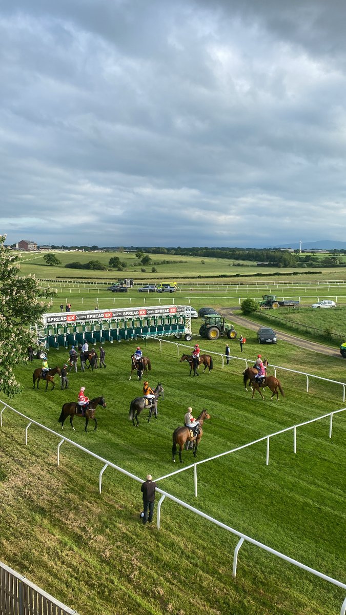 PaddockCarlisle's tweet photo. What a stunning evening to kick off the flat racing season @CarlisleRaces 🏇😍🌞
Front row viewing from The Paddock Penthouse! https://t.co/8LbjhSJn92