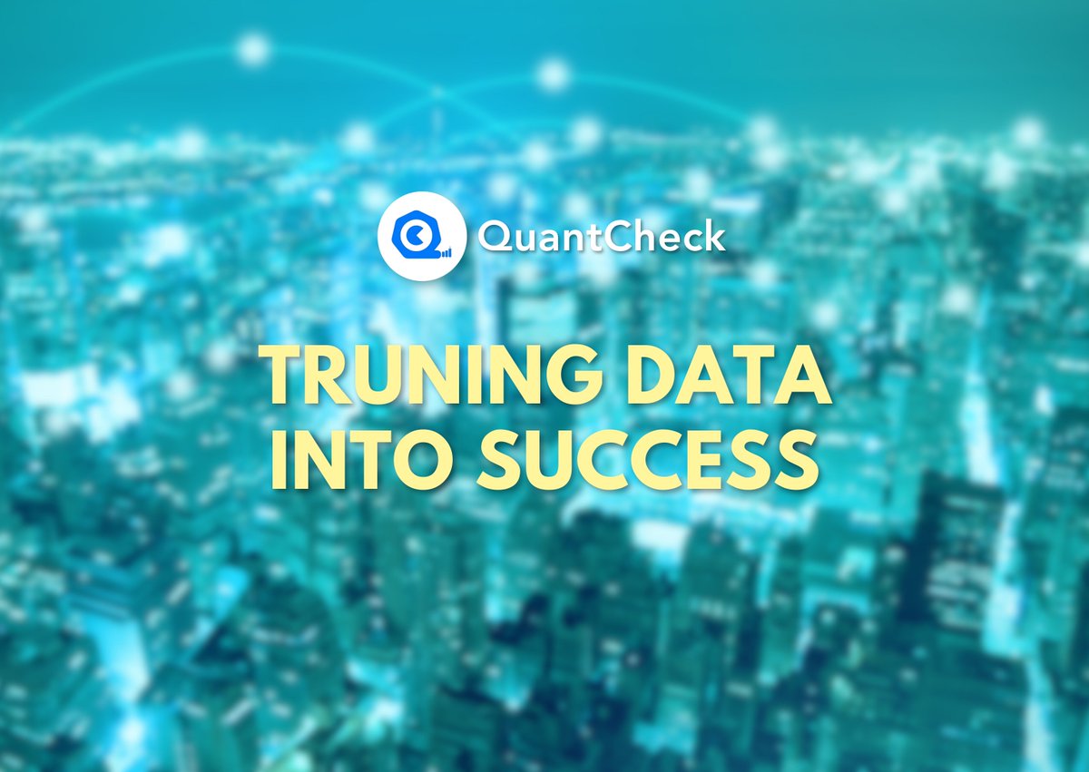 Quantcheck's tweet image. QuantCheck: Turning data into success. 

Back-test your crypto strategies with AI for a competitive edge. 

#QuantCheck #cryptocoin