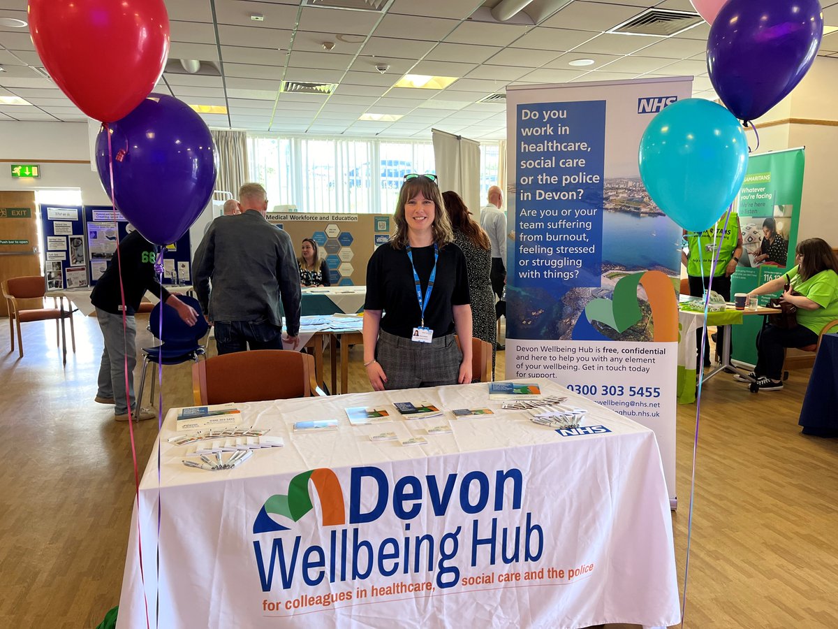 We're at @UHPWellbeing's Staff Health and Wellbeing day today - great to meet so many @UHP_NHS colleagues and let them know about the support we offer.