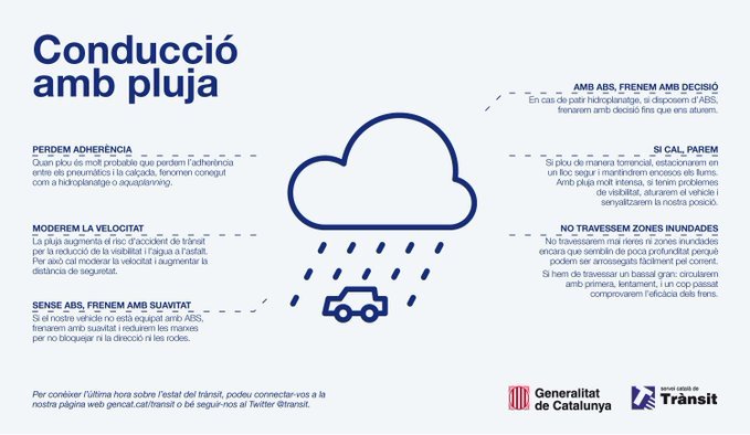 📣🌧️ Avís del Servei Meteorològic de Catalunya per perill de pluja intensa al Gironès avui, 21 de maig, entre les 14 i les 20 h. Extrema precaucions! ℹ️ Recomanacions 👉 bit.ly/GencatAiguats