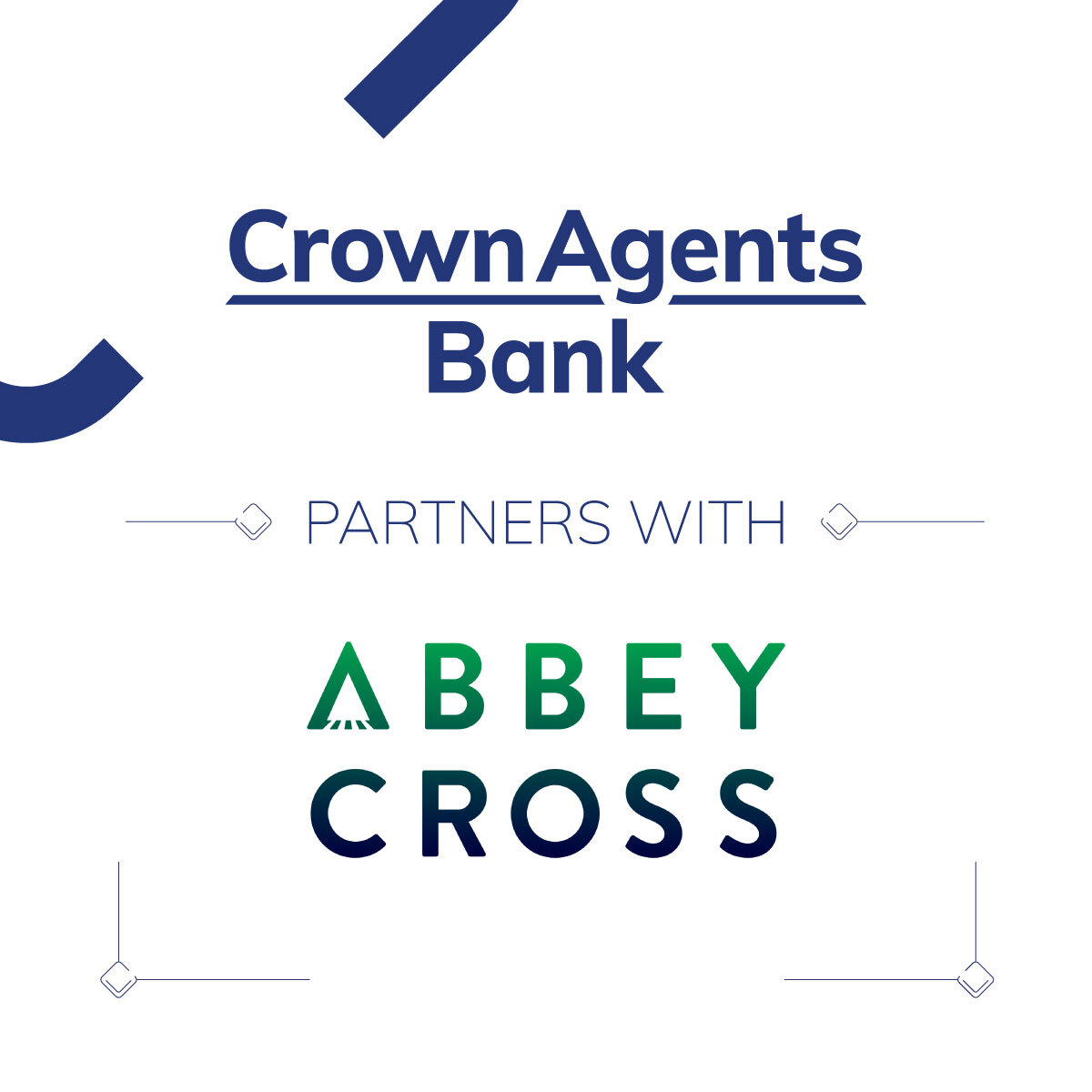 We are proud to announce our partnership with <a href="/abbeycrossfx/">AbbeyCross</a> as we join their ABX platform, a wholesale marketplace for emerging markets FX and payments.    

To find out more about the partnership, click here:  crownagentsbank.com/insights/crown…

#payments #emergingmarkets #CAB #ABXplatform