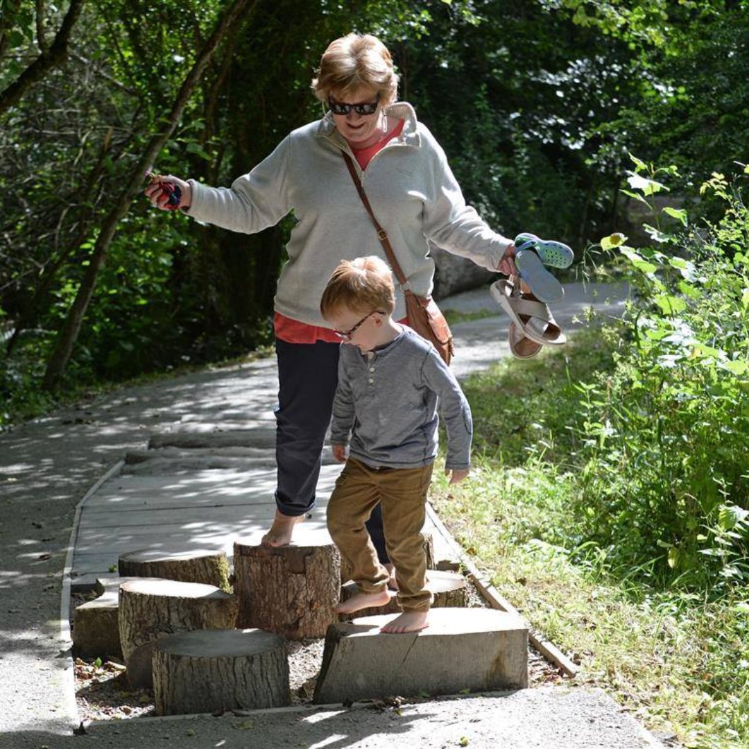 Did you know that each foot has 200,000+ nerve endings? 😲👣 This means that sand feels great under-foot — but what about flint, wood chips or clay? 🤔 You can find out — and walk in the footsteps of Celtic warriors — on the Barefoot Trail at Castell Henllys Iron Age Village ⚒️