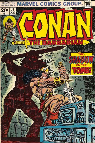 I love these inks over Gil Kane’s art for this cover! The feathering on the Conan figure is so slick. And of course like every great cover it makes you want to pick the book up! #gilkane #dccomics #marvelcomics #comics #comicbookart #comicbooks #illustration #superheroes