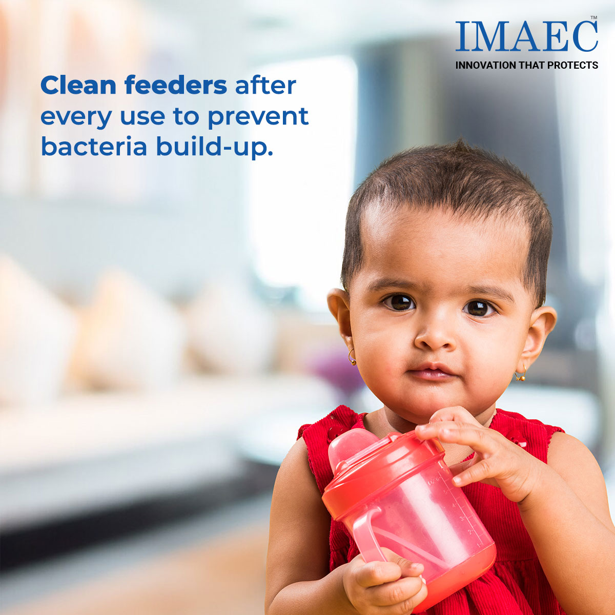 imaecpharma's tweet photo. Babies tend to touch, feel &amp; eat anything which is lying around them, putting them at a high risk of catching an infection. It's crucial to keep surroundings clean around babies &amp; use the right baby-safe disinfectant brands  #IMAEC #IMAECIndia #IMAECPharma #InnovationThatProtects https://t.co/6iCoijTv79