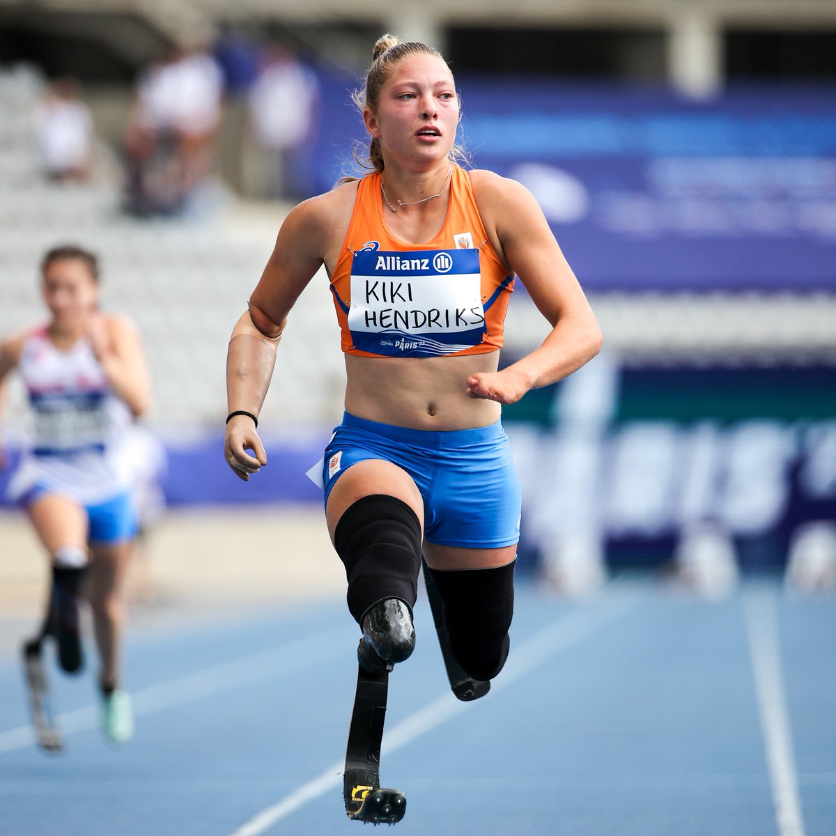 @Atletiekunie @FleurJong_ @mvGansewinkel @BSRAgencyNL @ParaAthletics En een applaus voor Kiki Hendriks! 👏

Ze loopt haar beste tijd van het seizoen (13.17) en mag zich vierde van de wereld noemen! 🧡

#TeamNL