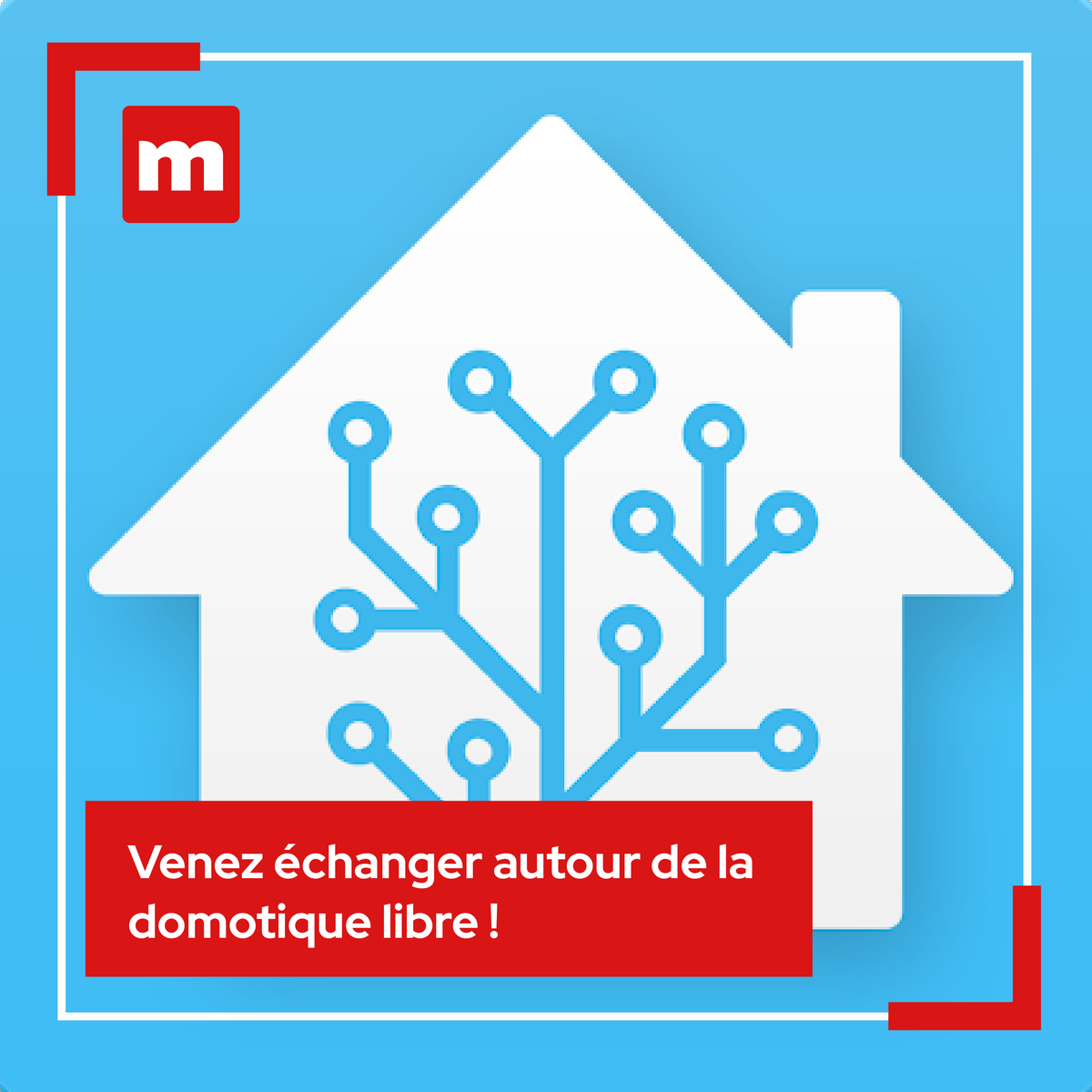 LaCasemate's tweet image. [Samedis du LAB] 

Venez découvrir la domotique libre et comment vous en servir pour faciliter votre quotidien !

📅 25/05, 14h30-17h30, gratuit sur inscription
➡️ fablab.lacasemate.fr/#!/events/1219