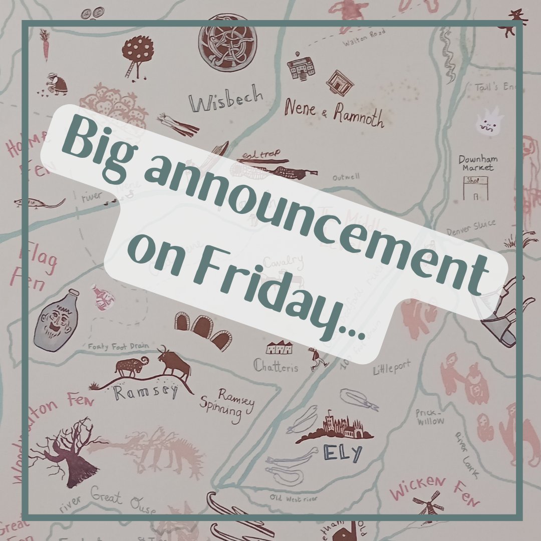 We've got some news....watch this space!
#Wisbech #Ramsey #March #Ely #Fenland #Norfolk