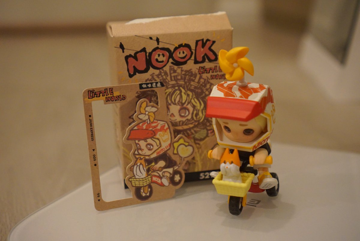 น่ารักมากแม่ น้อง Nook little world ของ 52TOYS เห็นแบบนี้แบ้วอยากได้ยก box ☺️☺️ #mypatpop