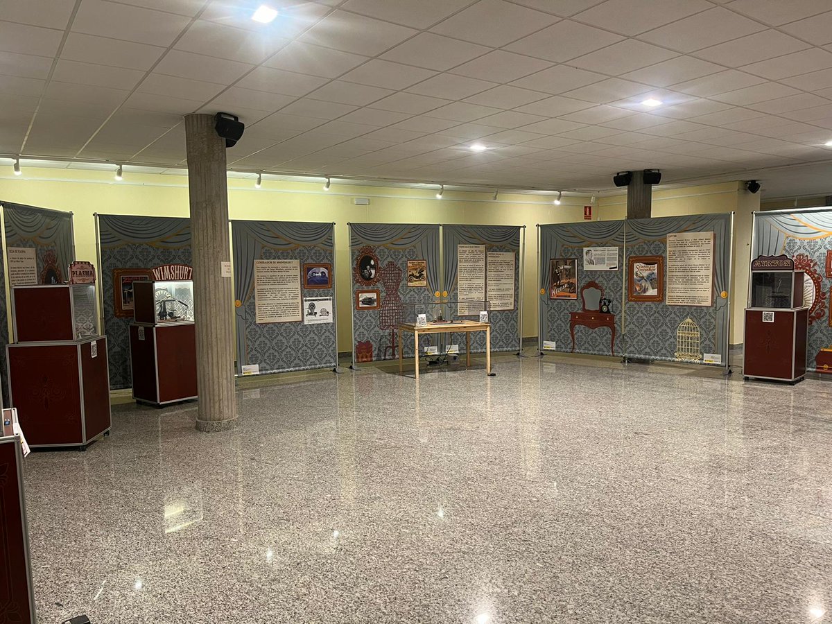 Desde hoy y hasta el día 30 de mayo se puede visitar el Gran espectáculo eléctrico en la sala de exposiciones de Belchite.