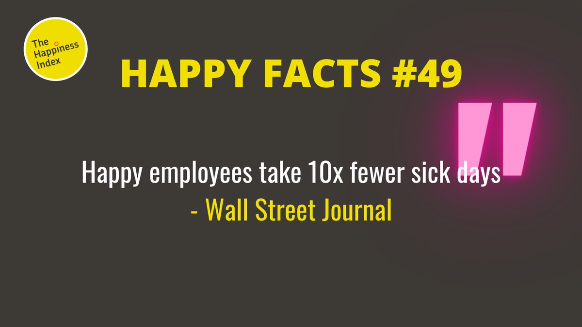 🧠 #WorkFacts 49 🤔 | This series will provide workplace stats/facts/studies that caught our eye 👀 ... both for good and bad reasons! #HR #Workplacehappiness #Culture #facts