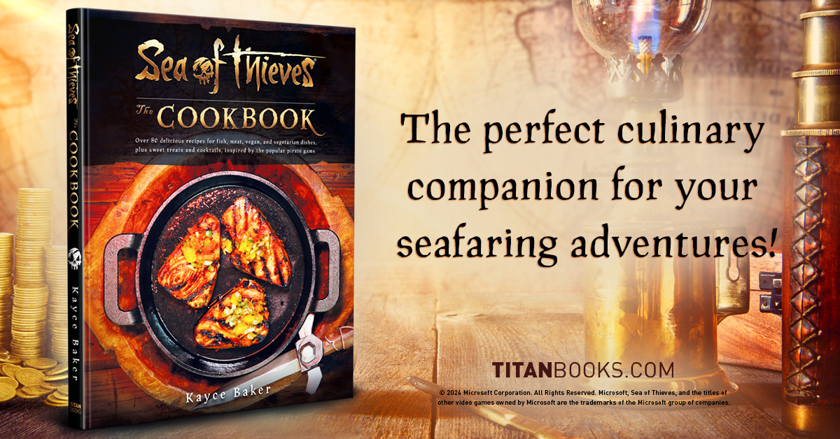 Embark on a culinary voyage with this mouthwatering cookbook inspired by the best-selling video game! SEA OF THIEVES: THE COOKBOOK Get your copy now from @TitanBooks: bit.ly/3ROoKey