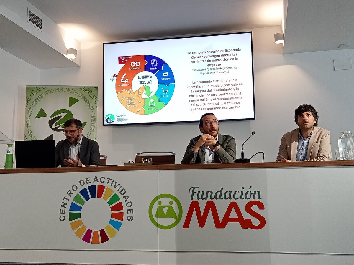 ¿Cómo están afrontando las empresas el reto de la #EconomíaCircular? Con  @juanjoamate #Ambientólogo @sosamedida #SimbiosisIndustrial #BuenasPrácticas #Biorefineria #ArmariosCirculares #Biofertilizantes #Bioplaguicidas #Sostenibilidad #SomosCOAMBA