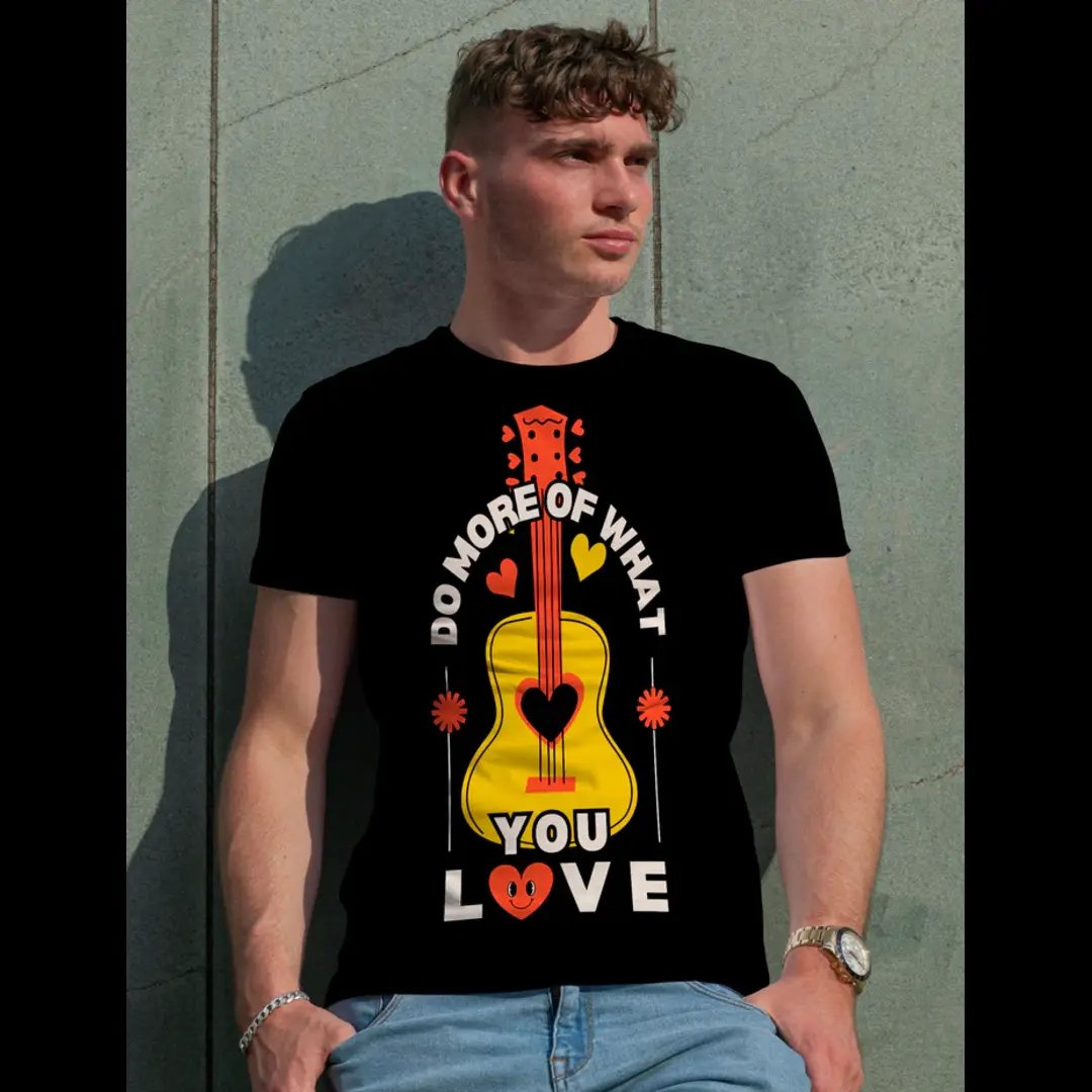 desiwalkerindia's tweet photo. 🎁❤️ Make his day with Desiwalker s "Do More of What You Love" T-Shirt for Men! 
Buy Now https://t.co/6XPp58eKk4 https://t.co/V2GiRgYL7r