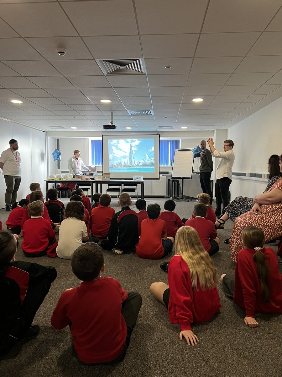 A great start to our Engineering Careers Project day at <a href="/furness_college/">Furness College</a> with <a href="/GreengateJ/">Greengate Juniors</a> <a href="/st_piusxbarrow/">St Pius X Barrow</a> @BroughonCP St James Junior School.
 A huge Thank You to <a href="/BAESystemsplc/">BAE Systems</a> <a href="/morgansindall/">Morgan Sindall Group</a> <a href="/GleedsGlobal/">Gleeds</a> <a href="/BDNorthernLtd/">Building Design Northern (BDN)</a>