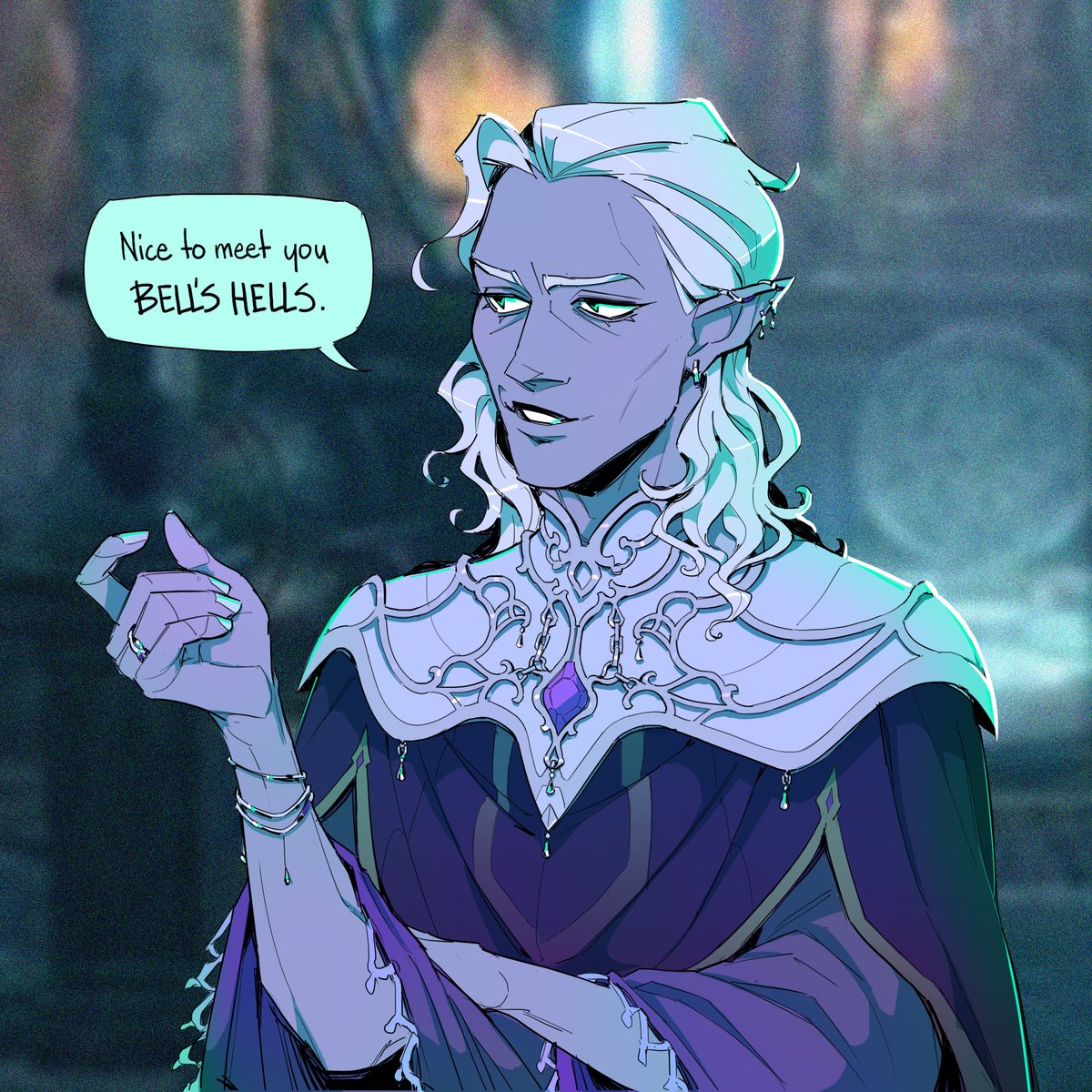 kavroo1's tweet photo. My first and last drawing of Essek, seeing them back to back is so funny https://t.co/pZGuVy1xzS