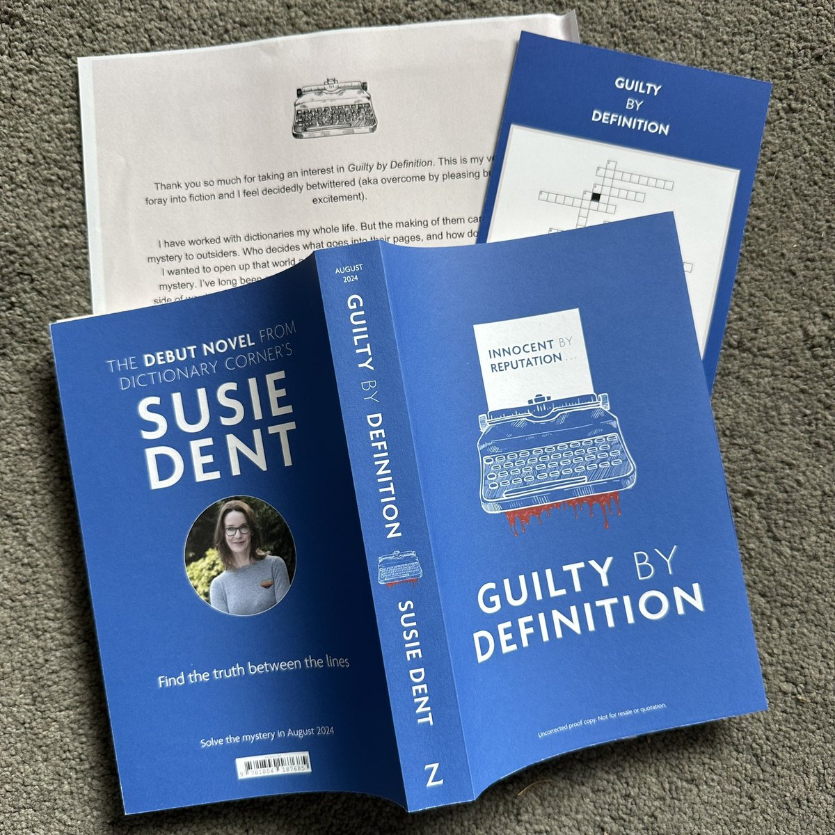 📚📮#BookPost📚📮 Looking forward to finding out the truth between the lines and solving the mystery in #GuiltyByDefinition by @susie_dent A huge thank you to @bonnierbooks_uk @ZaffreBooks @ElStammeijer and Sophie for sending this proof📖 #BookTwitter #BookBlogger