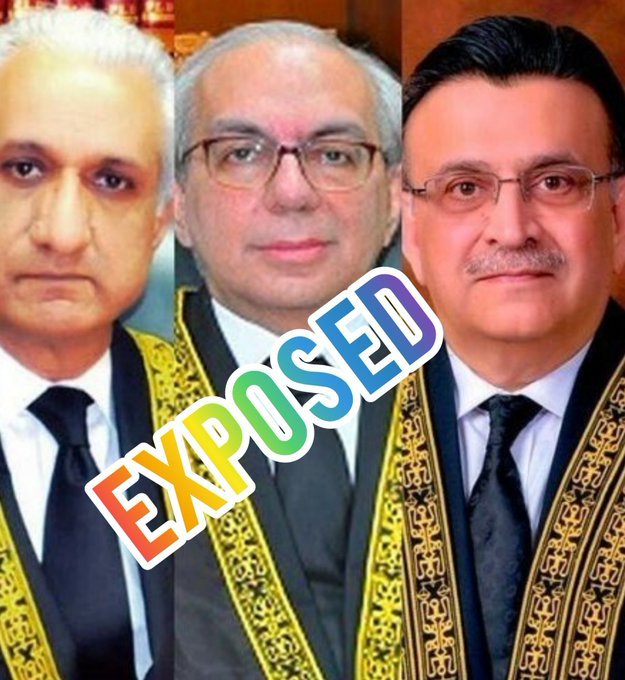 پاکستان کی سالمیت پاکستان کے آئین اور کا مندر کا گھنٹا سمجھنے والے ان چہروں کو غور سے دیکھ لیں ۔ جب تک عدل کے ایونوں میں ایسے آئین شکن جج بیٹھے ہیں پاکستان میں جمہوریت زنجیروں میں قید رہے گی ۔
#یوتھیے_ججز_نامنظور