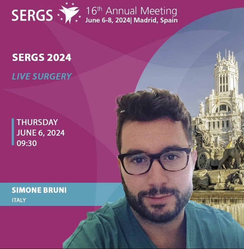 Simone Bruni will be in the spotlight at #SERGS2024 a few times! Catch his live surgery transmission on June 6 and the academic session on how to overcome issues in robotic gynae surgery. 🙌 Join him and all our other delegates in Madrid 🇪🇸 !