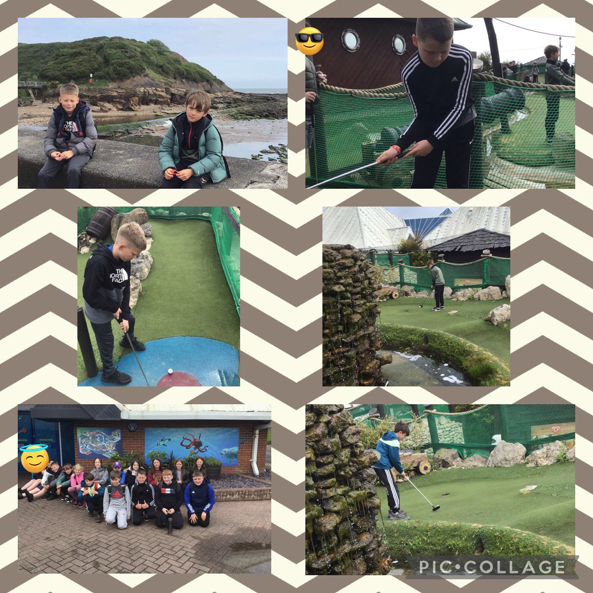 Team Humber have enjoyed their Pirate Mini Golf session and their visit to the Sealife centre this morning 🐠🐙🏌🏻‍♂️ …. Next stop is Fish & Chips on the beach 🍟